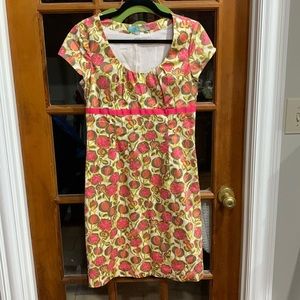 NWT  size 8 Lined dress with zipper on side for entry. Cotton